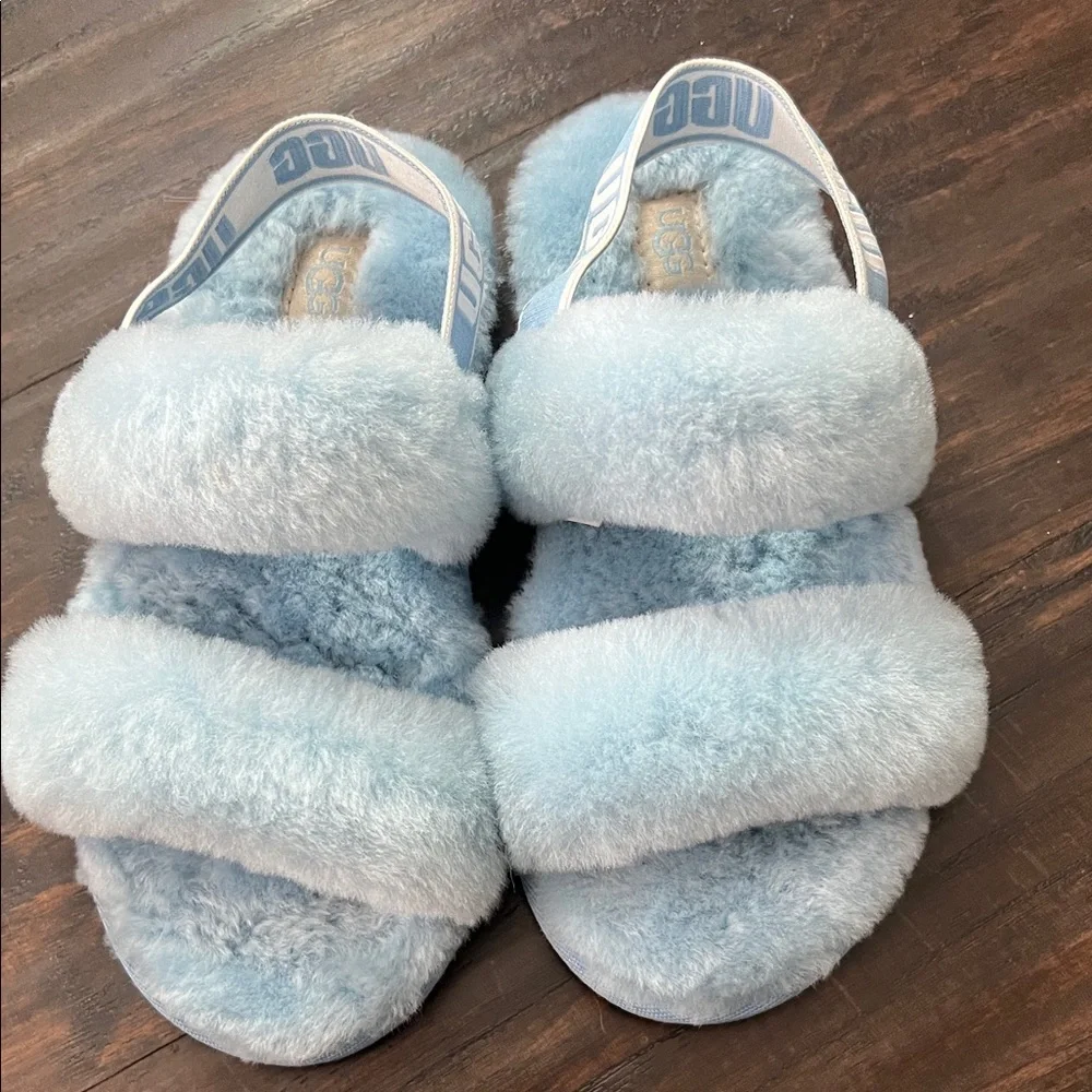 UGG Kids Slippers in Light Blue